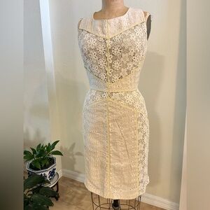 Cream Lace Dress by Antonio Melani. Size 10
